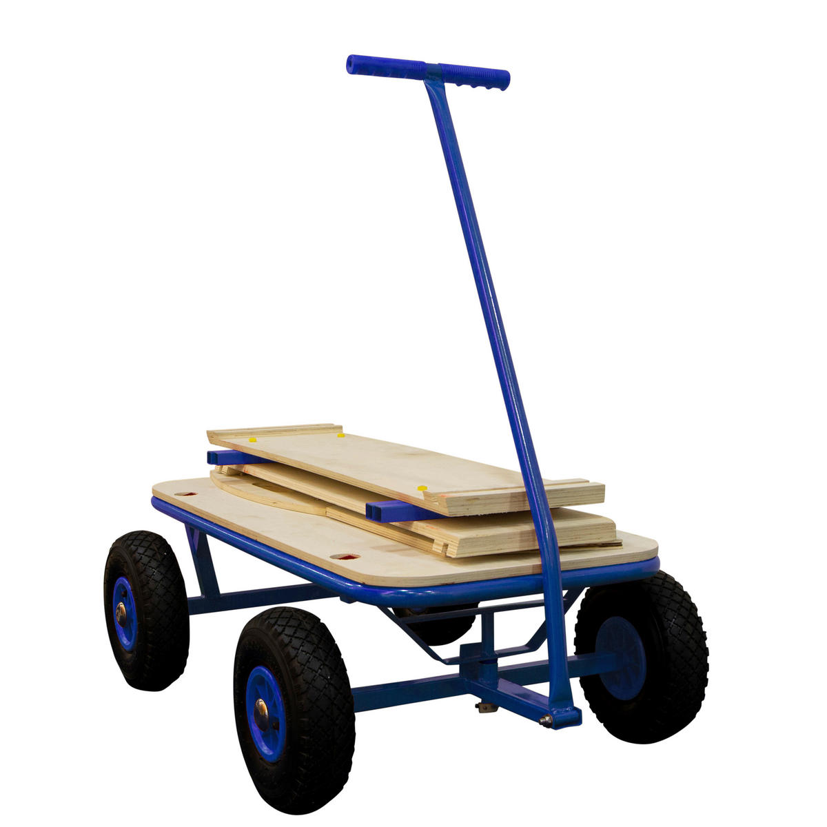Sunny Bollerwagen Billy Beach blau B/H/L: ca. 61x97x95 cm Billy Beach - blau/natur (95,00/61,00/97,00cm) - Sunny