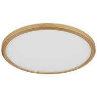 GLOBO LED-Deckenleuchte Opal messing Kunststoff H/D: ca. 2,5x29,4 cm SAPANA - messing/Opal (29,40/2,50cm) - GLOBO