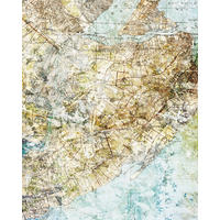 Komar Fototapete Mix Map B/L: ca. 200x250 cm Mix Map - (200,00/250,00cm) - Komar