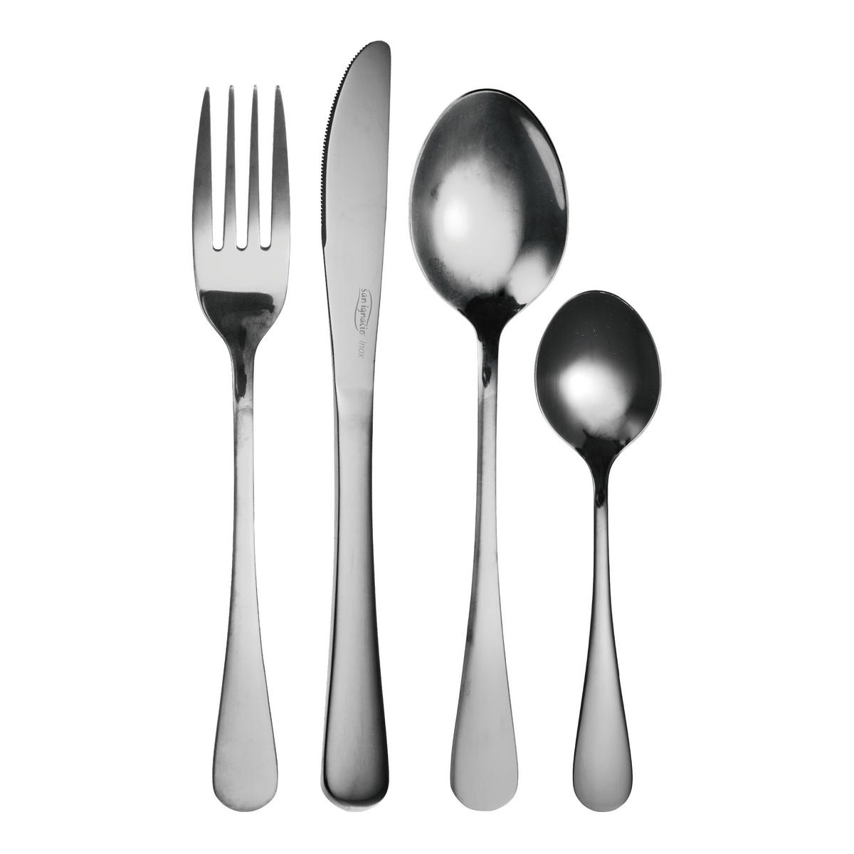 SAN IGNACIO Besteckset MUNICH silber Edelstahl 24 tlg. MUNICH - silber (17,10/6,70/27,10cm) - SAN IGNACIO