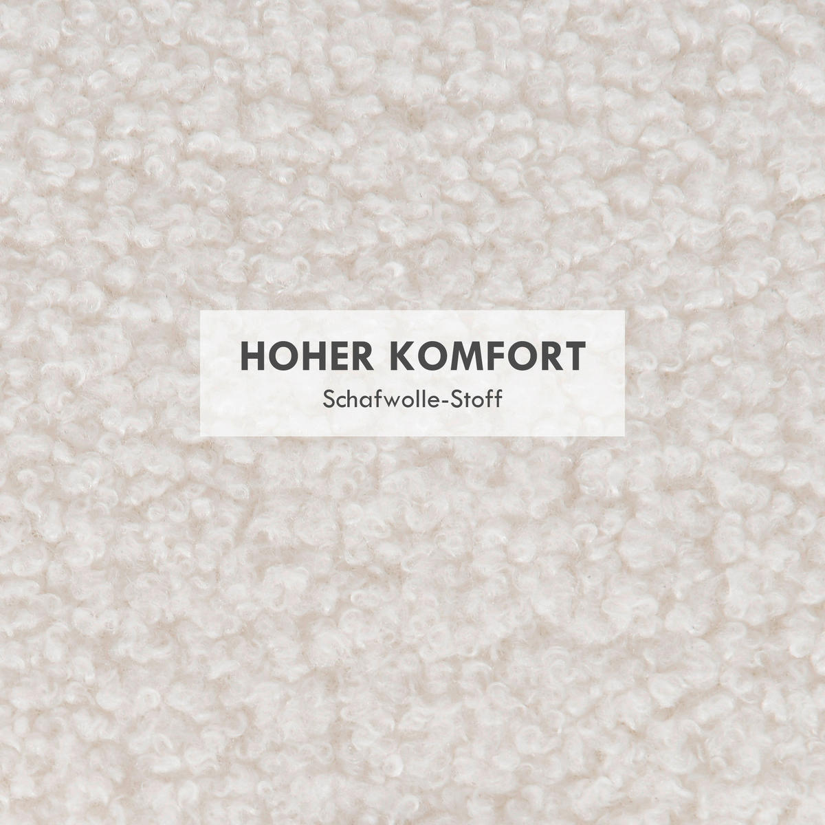 HOMCOM Hocker weiß B/H/L: ca. 56x56x42 cm Sitzhocker - weiß (42,00/56,00/56,00cm) - HOMCOM