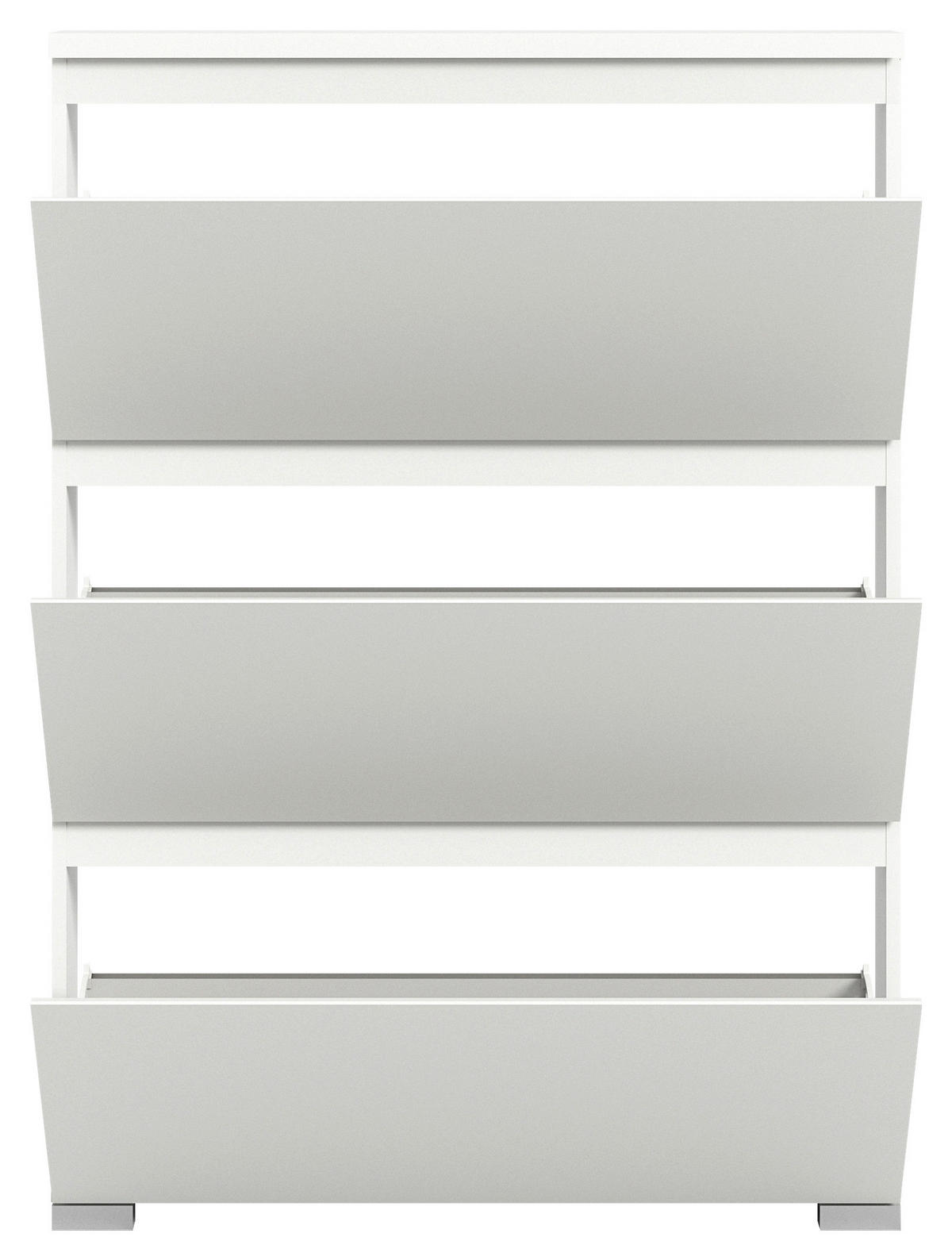 Schuhschrank Shoelove weiß B/H/T: ca. 95x130x18 cm Shoelove - weiß (95,00/130,00/18,00cm) - xonox.home