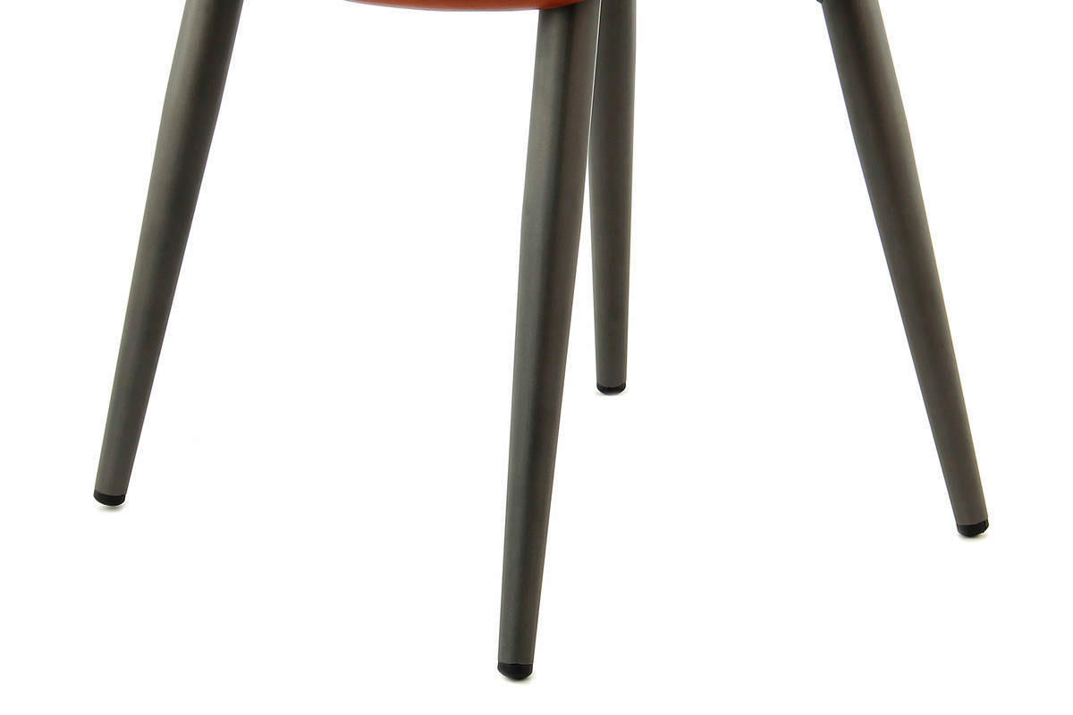 Stuhl Cecil 100 2er kaffee Kunstleder B/H/T: ca. 51x80x57 cm Cecil 100 2er - schwarz/kaffee (51,00/80,00/57,00cm) - 360 Living
