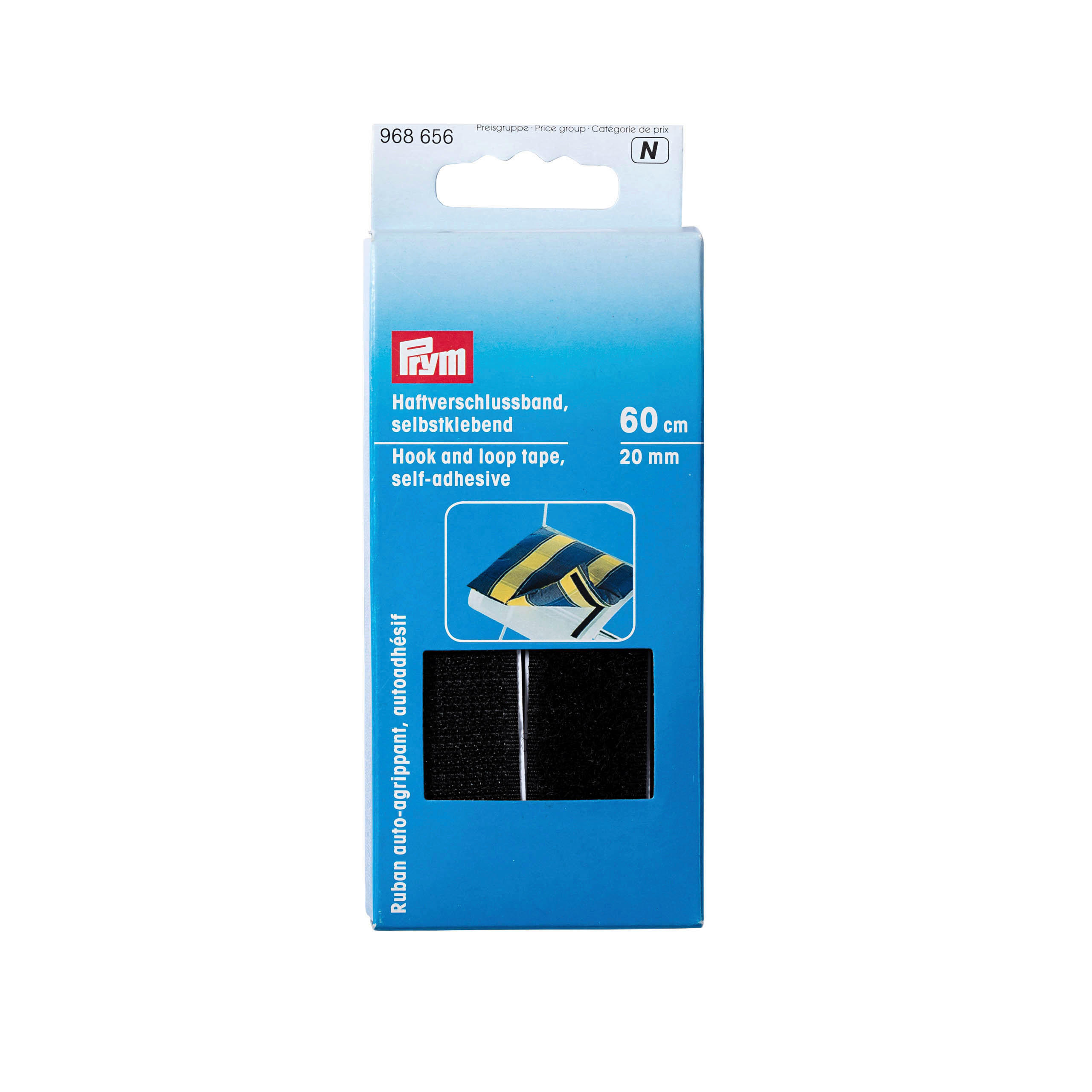 Prym Haftverschlussband Haftverschlussband_selbstklebend - schwarz (60,00cm) - Prym