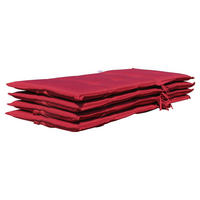 Grasekamp Auflage für Hochlehner rot Polyester-Mischgewebe B/H/L: ca. 53x7x121 cm Auflage_Hochlehner - rot (121,00/53,00/7,00cm) - Grasekamp