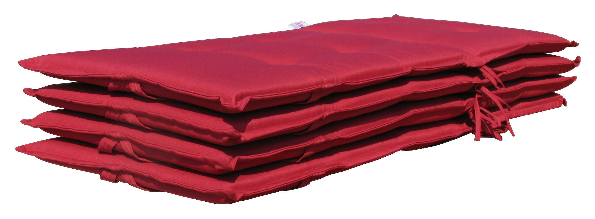 Grasekamp Auflage für Hochlehner rot Polyester-Mischgewebe B/H/L: ca. 53x7x121 cm