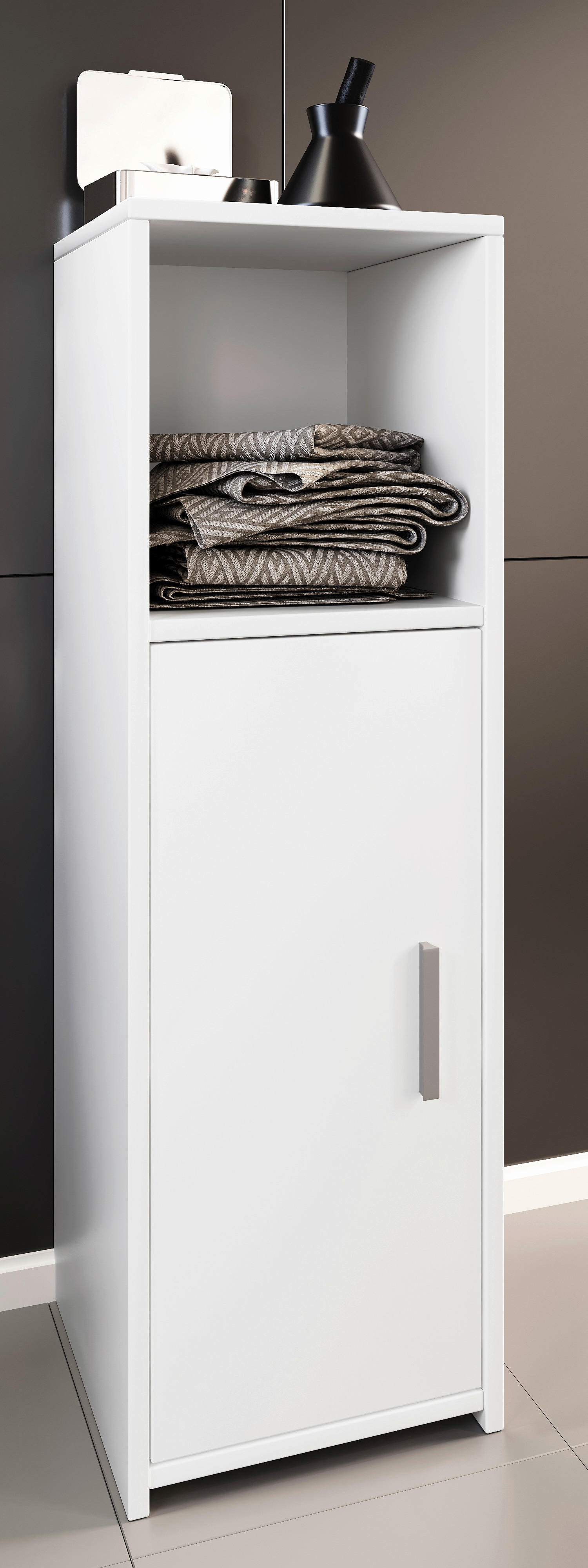 Midischrank Zalo weiß B/H/T: ca. 30x95x30 cm Zalo - weiß (30,00/95,00/30,00cm) - VCM Möbel