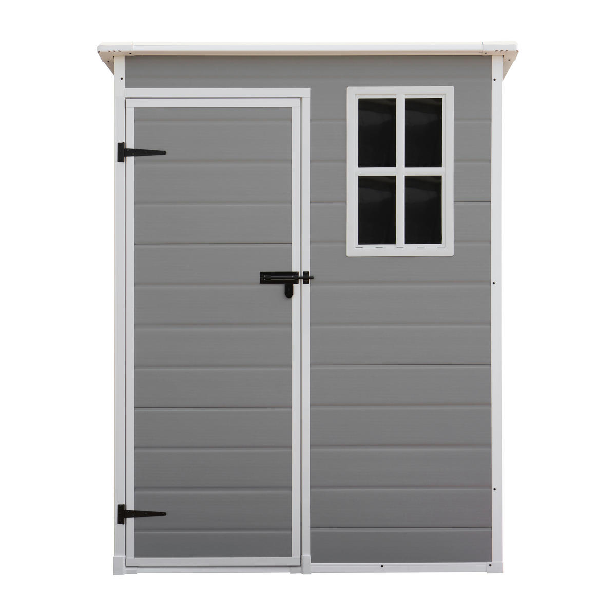 POCOline Gartenhaus Nizza grau Nizza - weiß/grau - POCOline