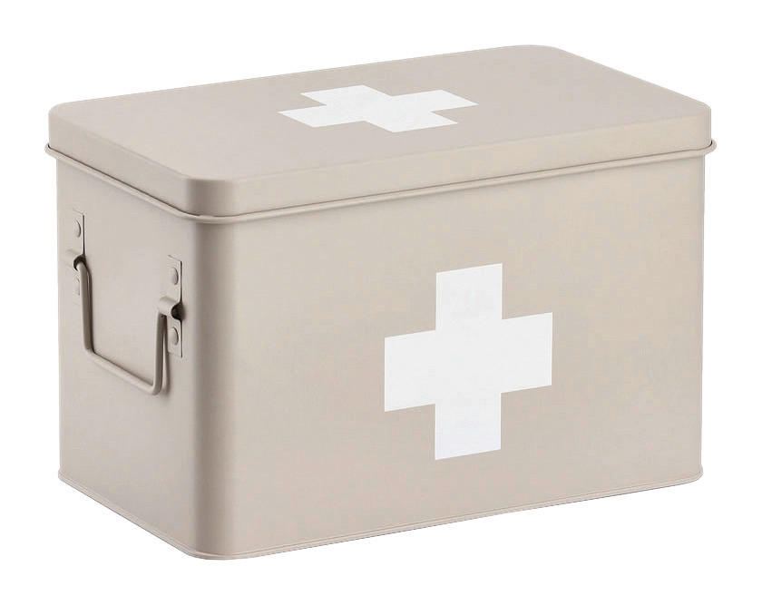 Zeller Medizinbox beige Medizinbox - beige (32,00/20,00/21,00cm) - Zeller
