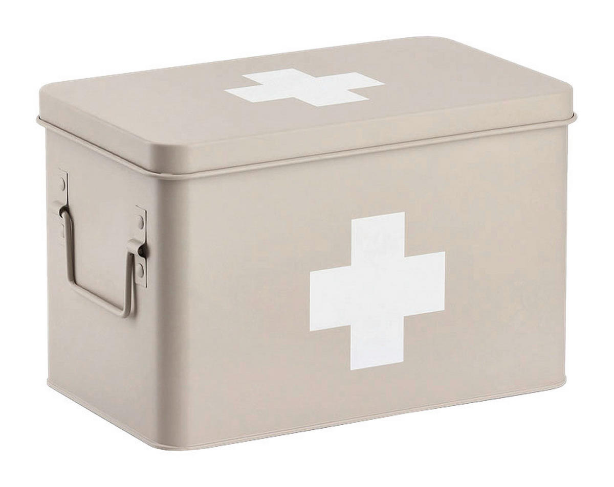 Zeller Medizinbox beige Medizinbox - beige (32,00/20,00/21,00cm) - Zeller