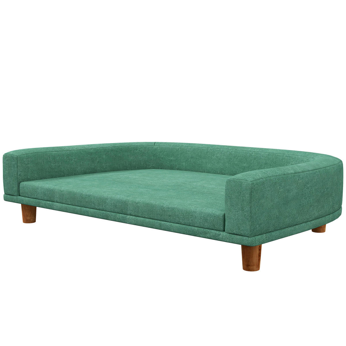 PawHut Hunde-Zubehör grün Edelstahl B/H/L: ca. 67x98x25 cm Hundebett - grün (25,00/67,00/98,00cm) - PawHut