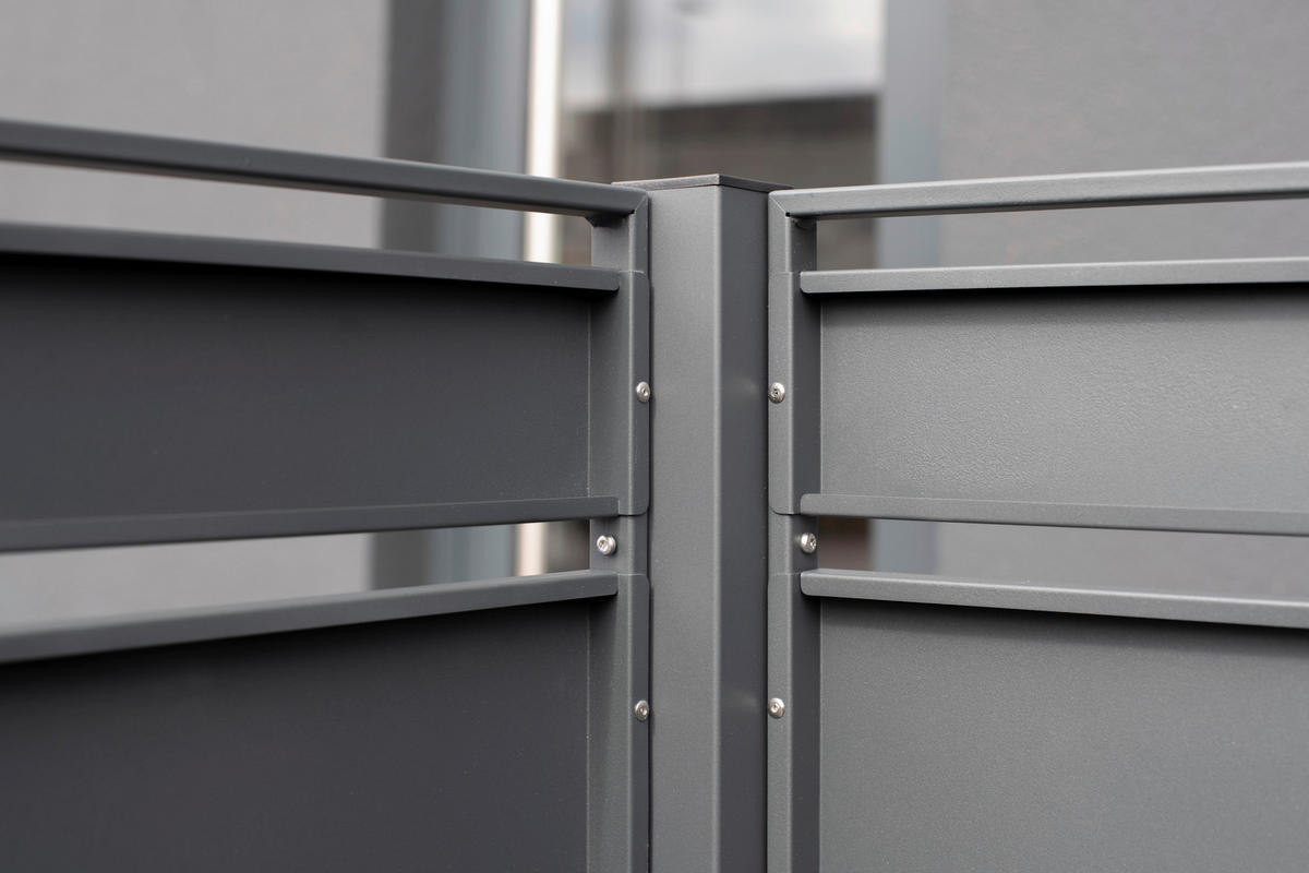 Westmann MülltonnenverkleidungBox Planum Box Planum - anthrazit (90,00/410,00/150,00cm) - Westmann