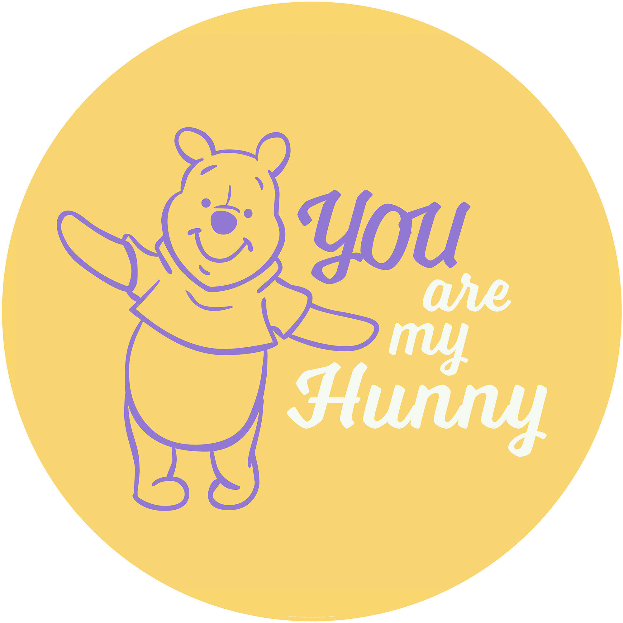Komar Fototapete Winnie the Pooh My Hunny D: ca. 125 cm Winnie the Pooh My Hunny - (125,00cm) - Komar
