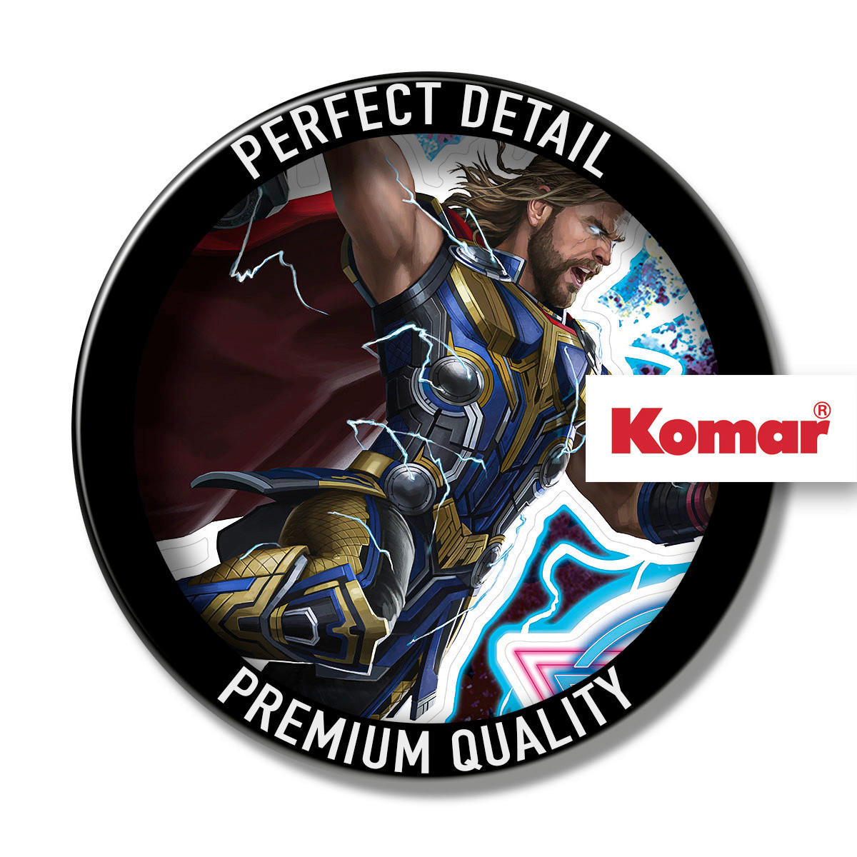 Komar Wandtattoo Thor4 - Mighty Thor Disney Thor4 - Mighty Thor B/L: ca. 100x70 cm Thor4 - Mighty Thor - (100,00/70,00cm) - Komar