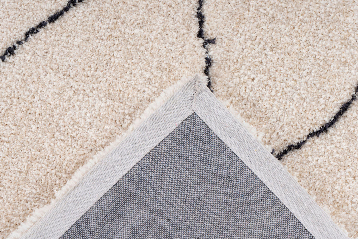 360Living Teppich elfenbein B/L: ca. 80x150 cm Teppich_Orlando 400 80 x 150cm - elfenbein (80,00/150,00cm) - 360Living