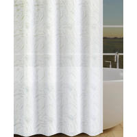 Duschvorhang Polyethylen (recycelt) B/L: ca. 180x200 cm Duschvorhang_Palmblatt - (180,00/200,00cm) - Acus