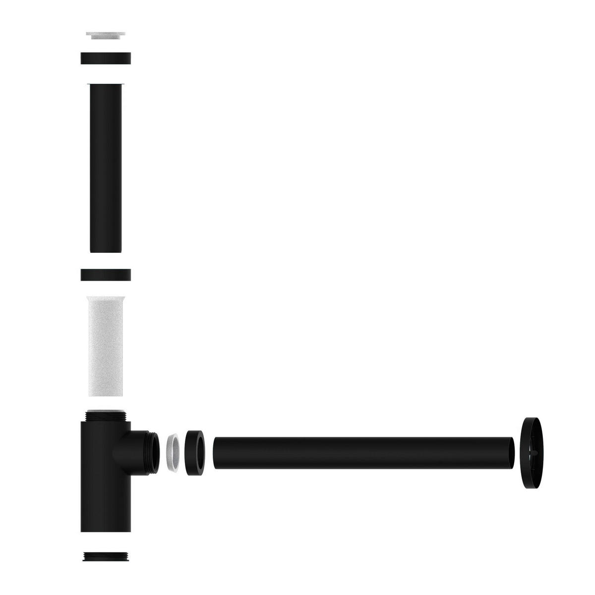 Design-Siphon schwarz Design-Flaschensiphon - schwarz (5,70/27,50/30,00cm) - Eisl