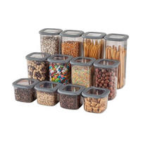 HermiaConcept Vorratsdosenset 24tlg. anthrazit 24tlg. - anthrazit - HermiaConcept