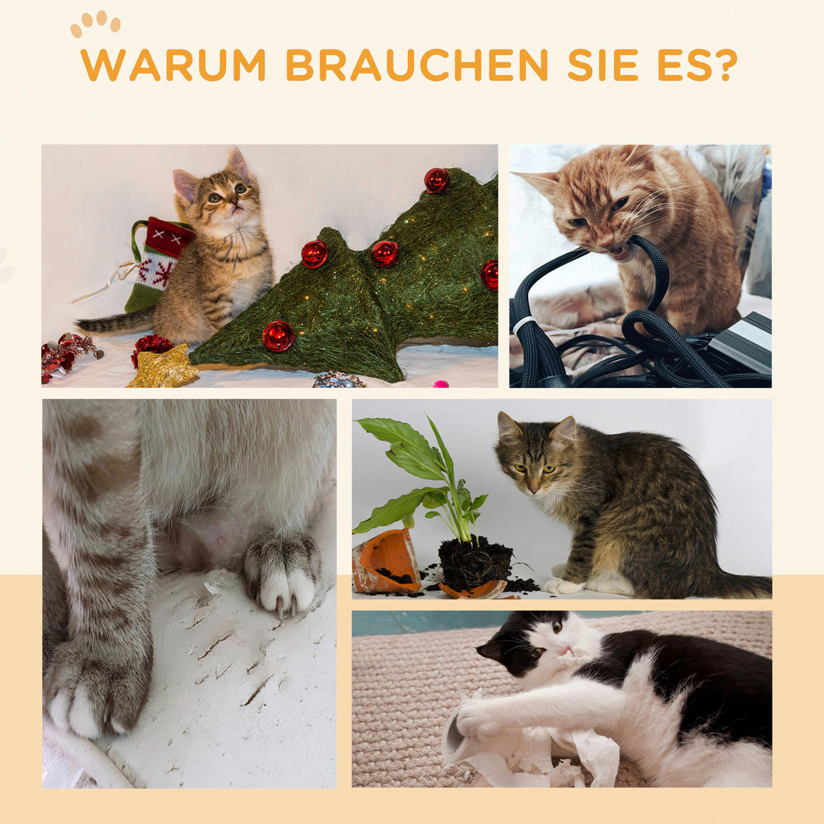 PawHut Katzenlaufrad Eiche Papier B/H/L: ca. 33,5x94x91 cm Katzenlaufrad - Eiche (91,00/33,50/94,00cm) - PawHut