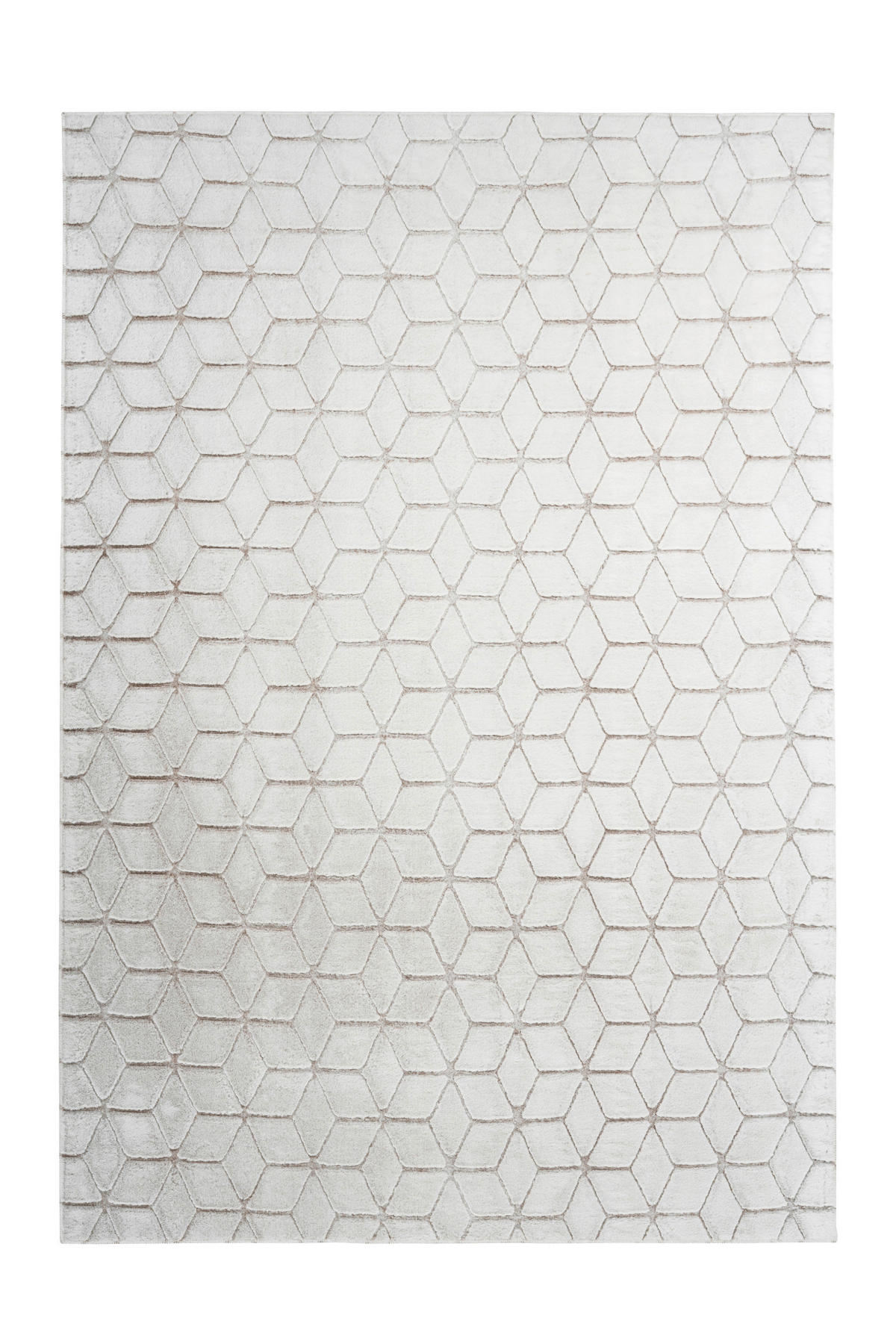 360Living Teppich Vivica taupe B/L: ca. 160x230 cm Vivica - weiß/taupe (160,00/230,00cm) - 360Living