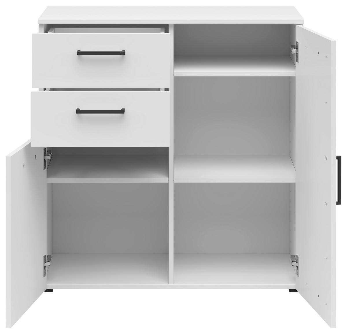 Kommode Multi-Stauraum Typ 26 weiß B/H/T: ca. 80x83x40 cm Multi-Stauraum Typ 26 - weiß (80,00/83,00/40,00cm)