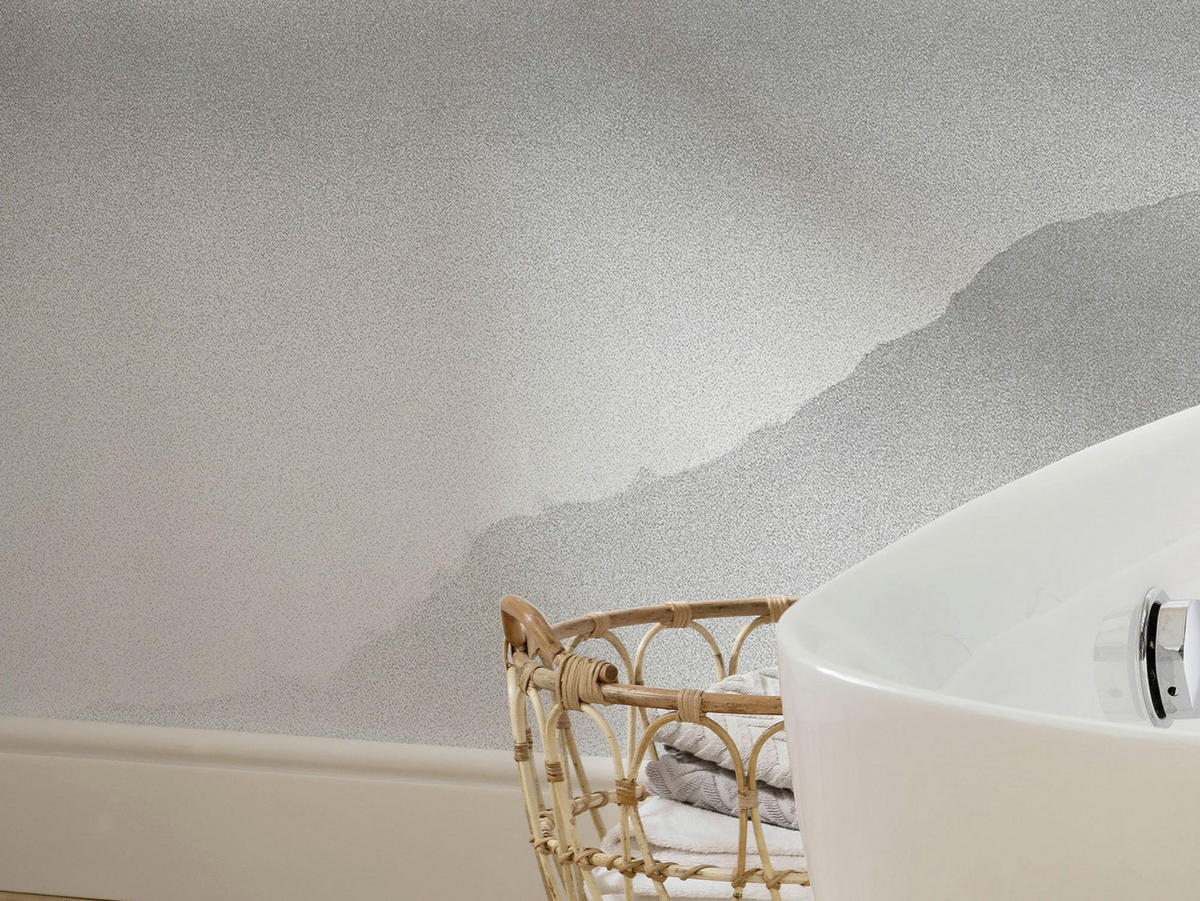Komar Fototapete White Noise Mountain B/L: ca. 200x280 cm White Noise Mountain - (200,00/280,00cm) - Komar