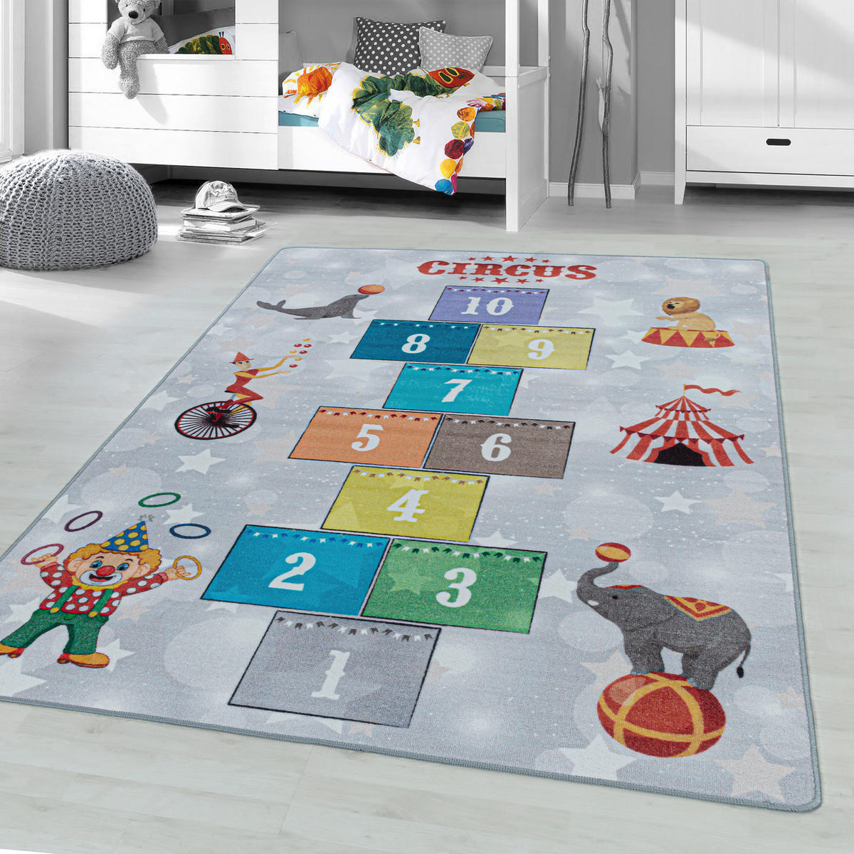 Ayyildiz Teppich PLAY grau B/L: ca. 80x120 cm PLAY - grau (80,00/120,00cm) - Ayyildiz