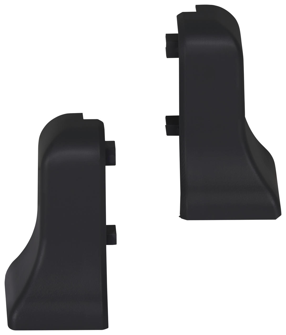 Außenecke schwarz L/B/H: ca. 2,85x2,85x5,04 cm Außenecke für 48mm KST SL schwarz - schwarz (2,85/2,85/5,04cm)