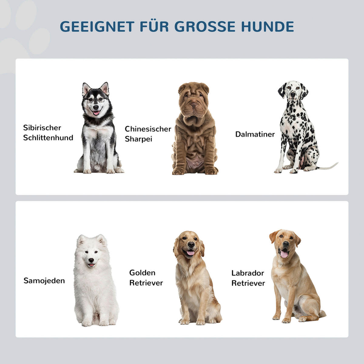 PawHut Futterstation weiß MDF B/H/L: ca. 30x35,5x60 cm Futterstation - weiß (60,00/30,00/35,50cm) - PawHut
