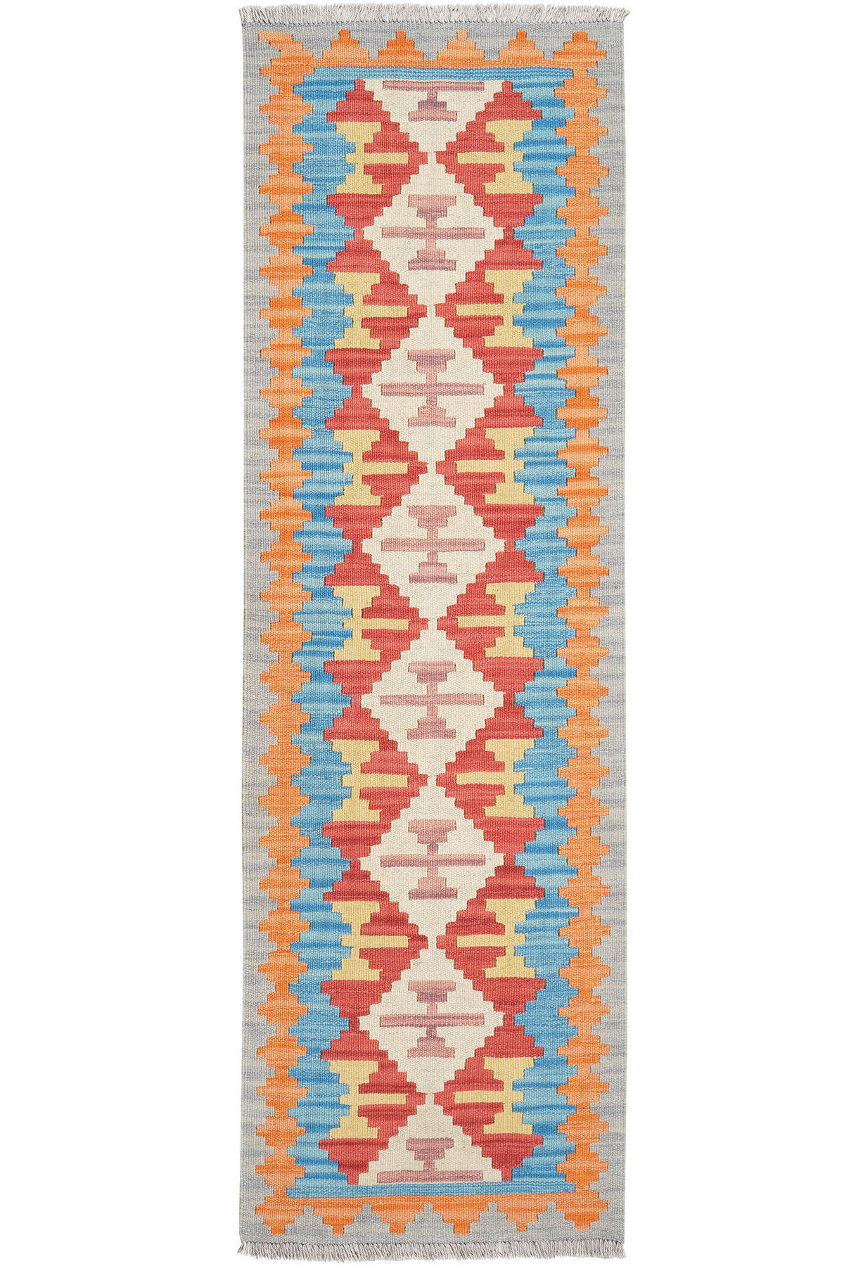 PersaTepp Teppich Kelim Gashgai bunt B/H/L: ca. 59x1x189 cm Kelim Gashgai - bunt (189,00/59,00/1,00cm) - PersaTepp