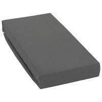 Spannbetttuch Jersey Spannbetttuch_Jersey 100x200cm - anthrazit (100,00/200,00cm) - oh cosy