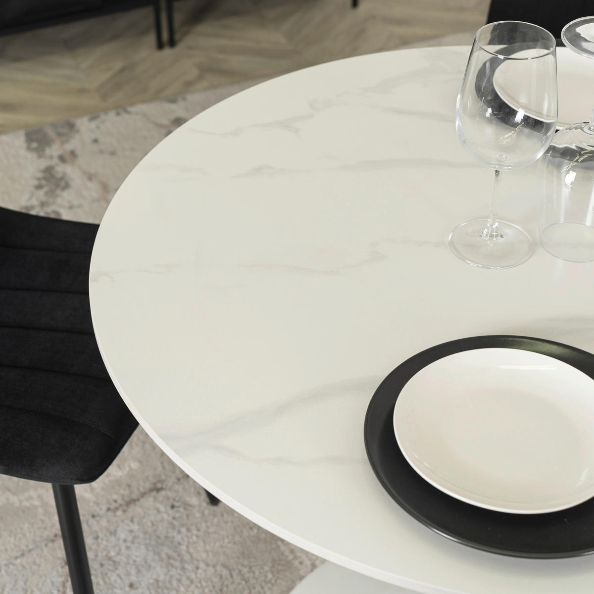 Tisch SANDER weiß B/H/T: ca. 89x73,8x89 cm SANDER - weiß (89,00/73,80/89,00cm) - WIPMEB