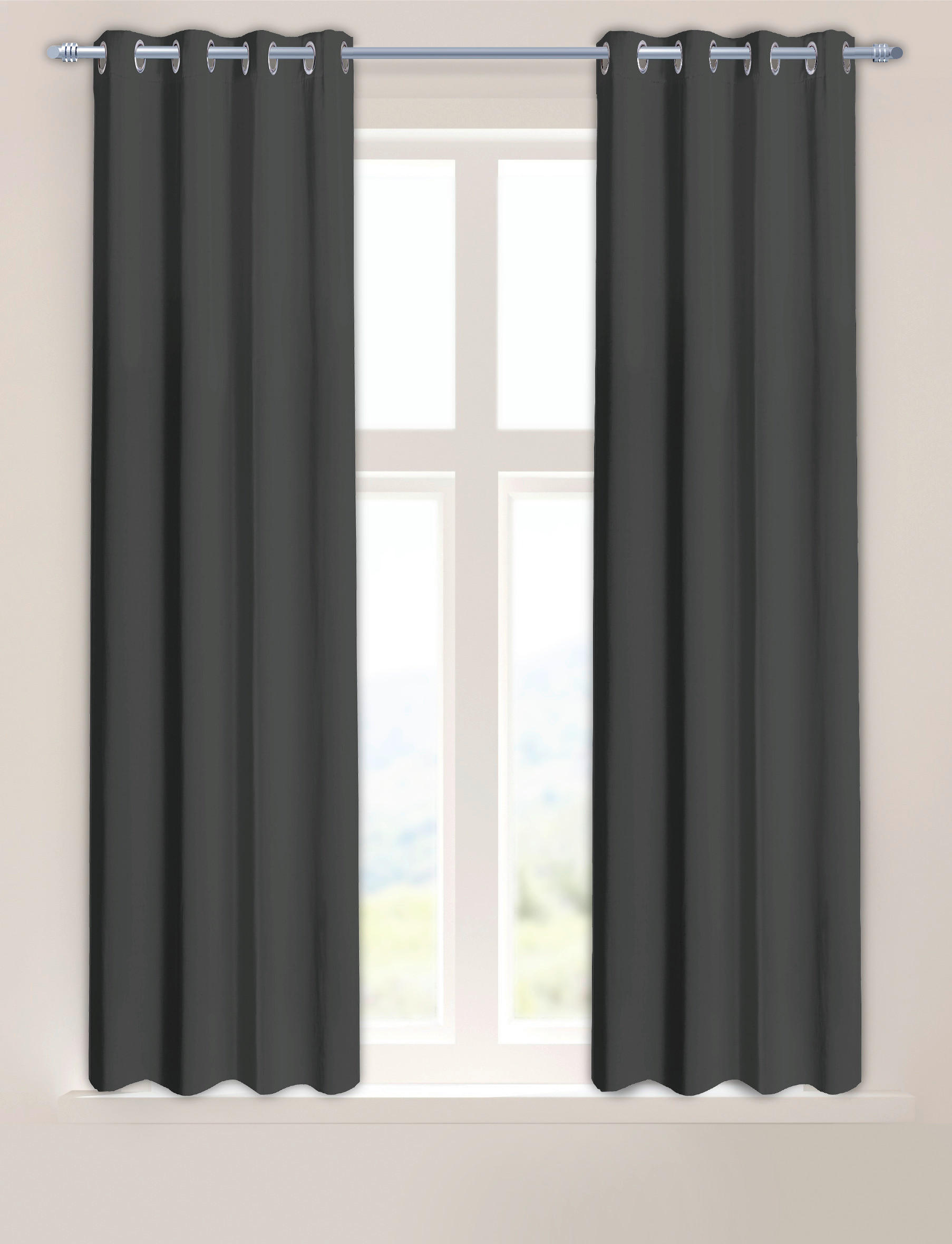 Verdunklungsvorhang Darkness dunkelgrau B/L: ca. 135x175 cm Darkness - dunkelgrau (135,00/175,00cm)