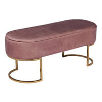 Sitzbank Pera 201 altrosa B/H/T: ca. 105x41x40 cm Pera 201 - gold/altrosa (105,00/41,00/40,00cm) - 360 Living