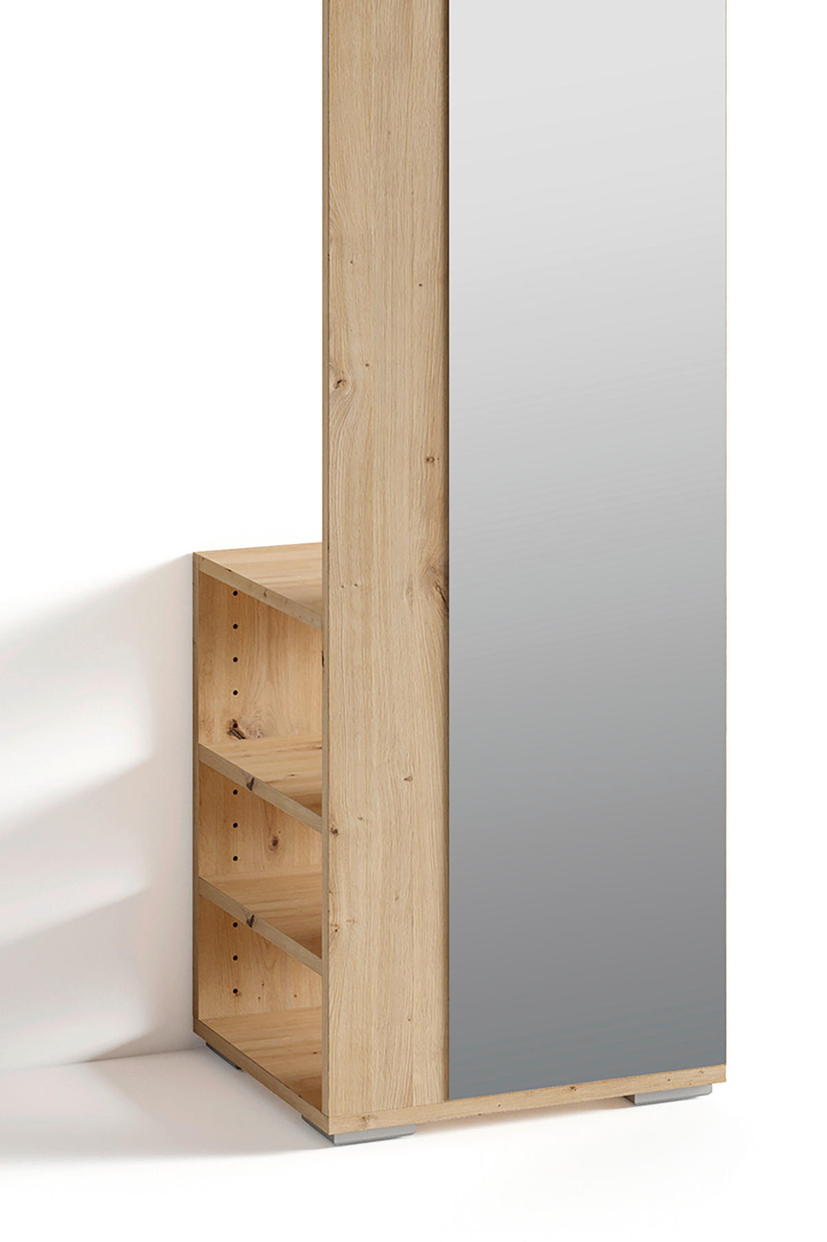 Hochschrank BEN Eiche Nachbildung B/H/T: ca. 40x184x35 cm BEN - Eiche (40,00/184,00/35,00cm) - byLIVING