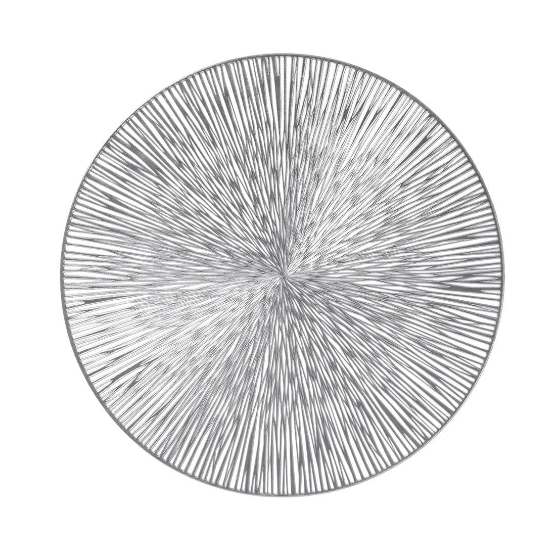 Zeller Platzset silber Kunststoff B/L: ca. 38x38 cm Platzset - silber (38,00/38,00cm) - Zeller