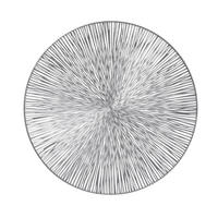 Zeller Platzset silber Kunststoff B/L: ca. 38x38 cm Platzset - silber (38,00/38,00cm) - Zeller