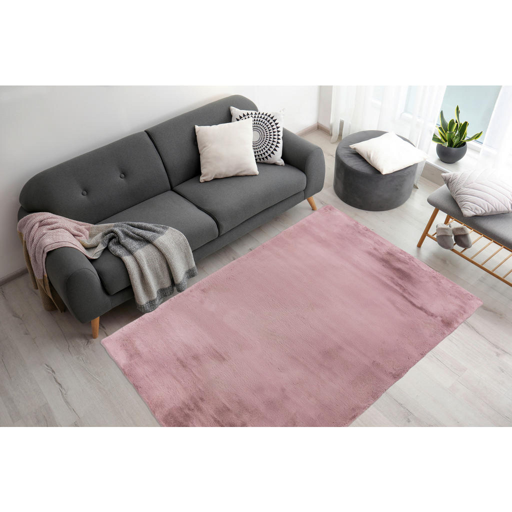 Thumbnail - Arte Espina Hochflorteppich Rabbit 125 lila B/H/L: ca. 180x4,5x280 cm