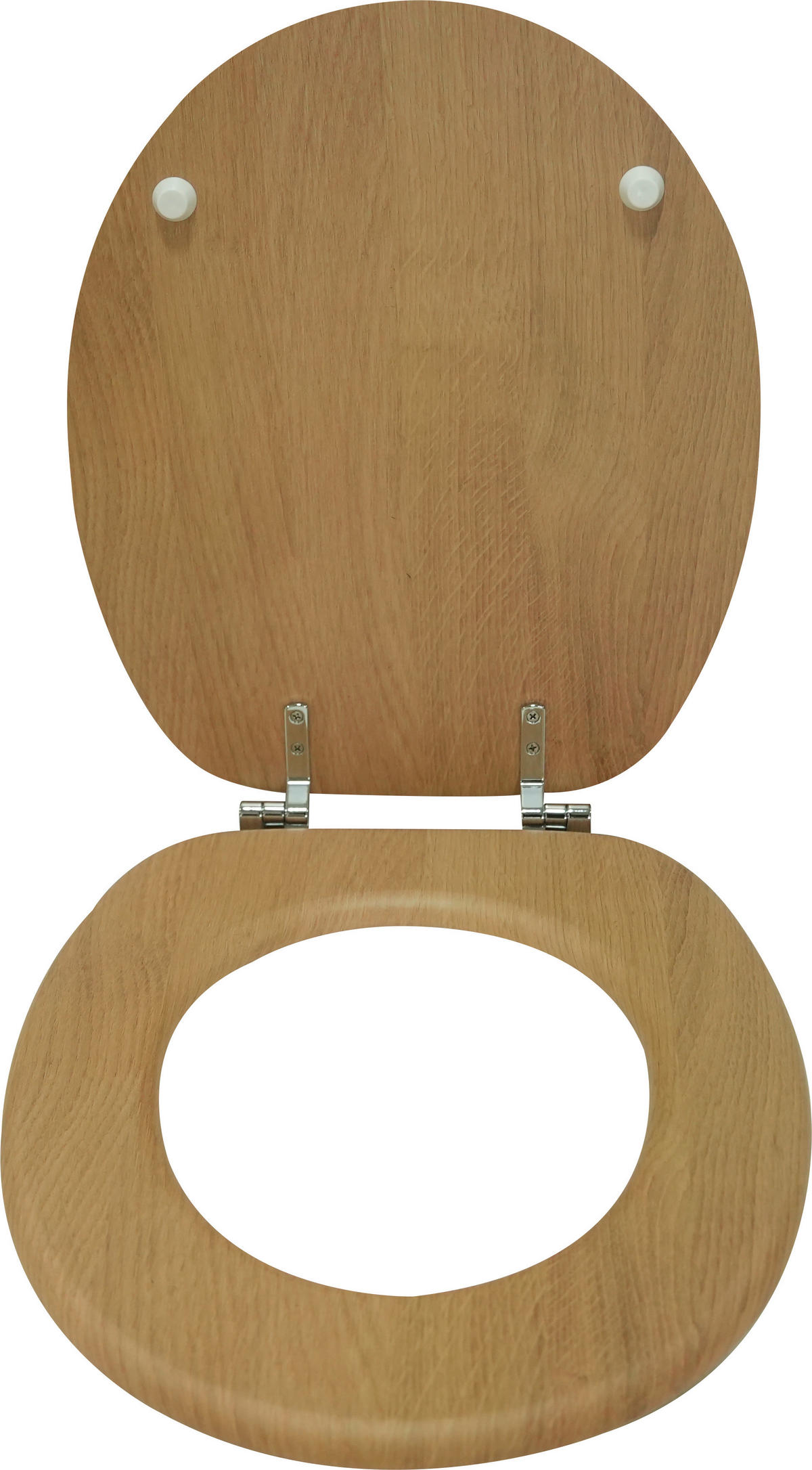 WC-Sitz braun MDF B/H/T: ca. 45,8x5,7x37,6 cm WC-Sitz_Holzoptik MDF FSC - braun (45,80/5,70/37,60cm)
