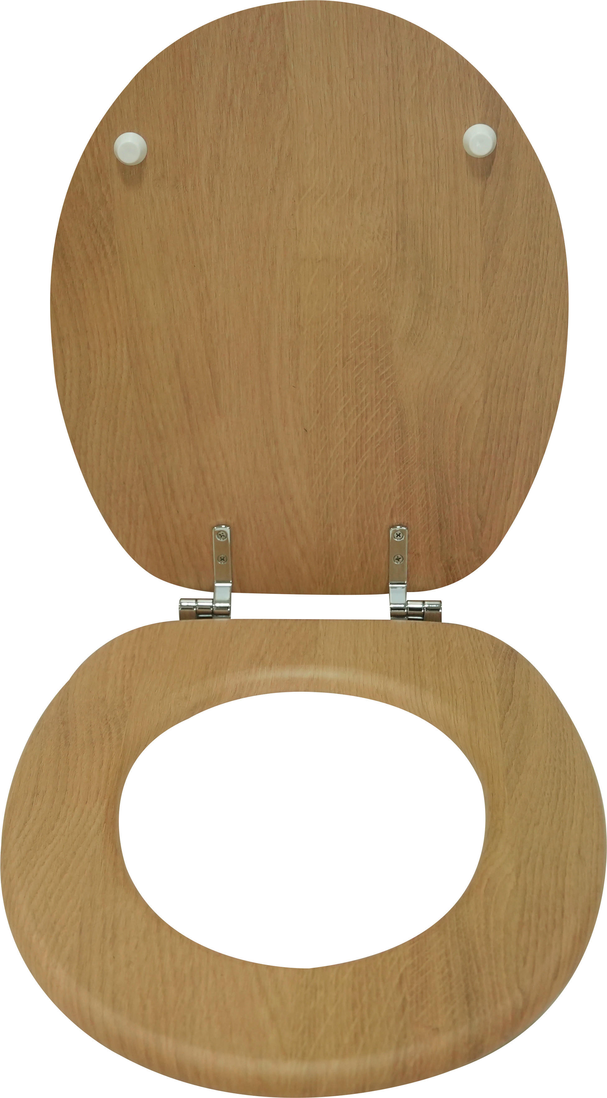 Thumbnail - WC-Sitz braun MDF B/H/T: ca. 45,8x5,7x37,6 cm