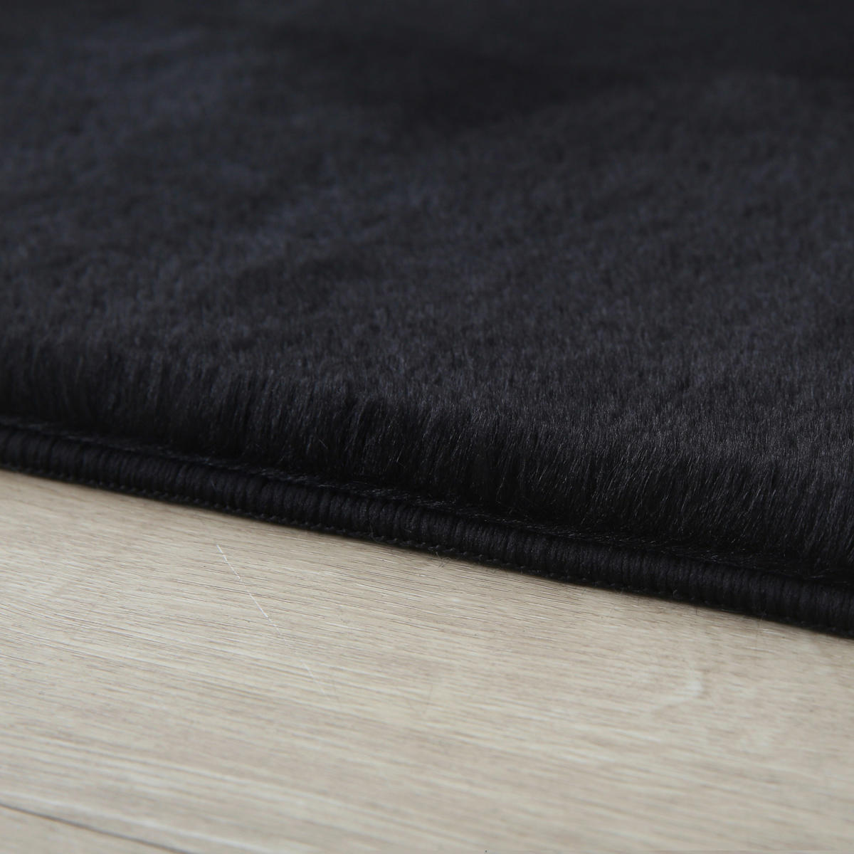 Ayyildiz Teppich POUFFY schwarz B/L: ca. 60x110 cm POUFFY - schwarz (60,00/110,00cm) - Ayyildiz