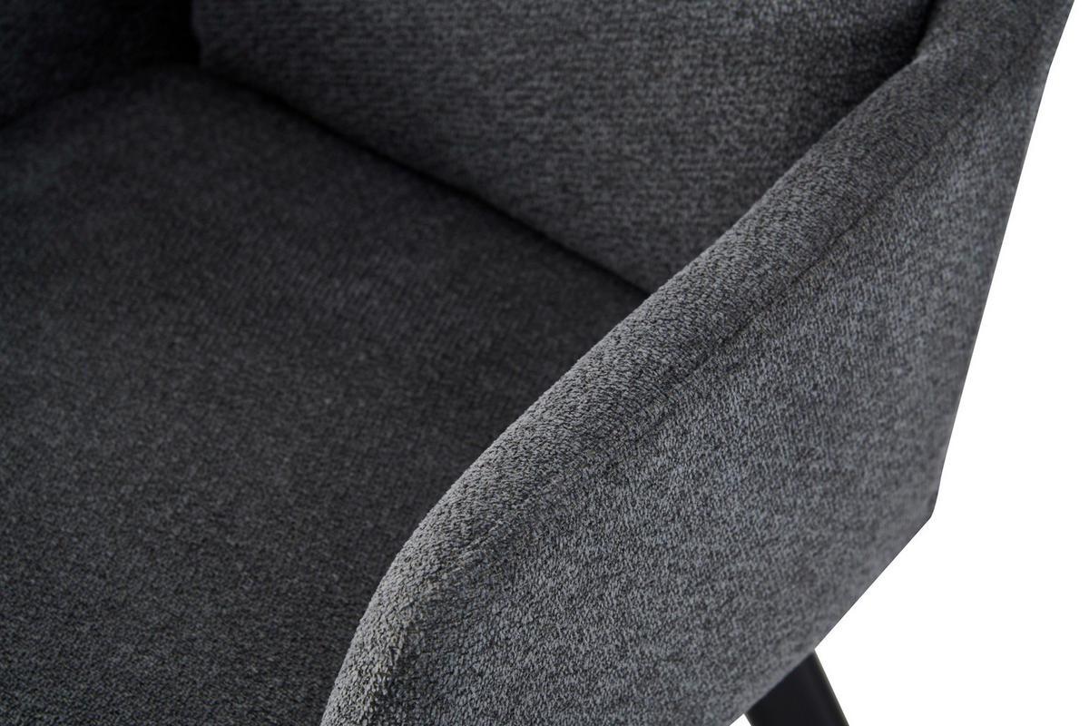 Stuhl SOPHIE, 2er Set anthrazit schwarz B/H/T: ca. 53x87x62 cm SOPHIE, 2er Set - schwarz/anthrazit (53,00/87,00/62,00cm) - xonox.home