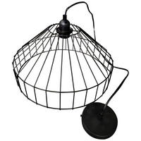 POCOline Pendelleuchte schwarz Metall H/D: ca. 75x38 cm E27 1 Brennstellen Pendelleuchte_Ivette - schwarz (38,00/75,00cm) - POCOline