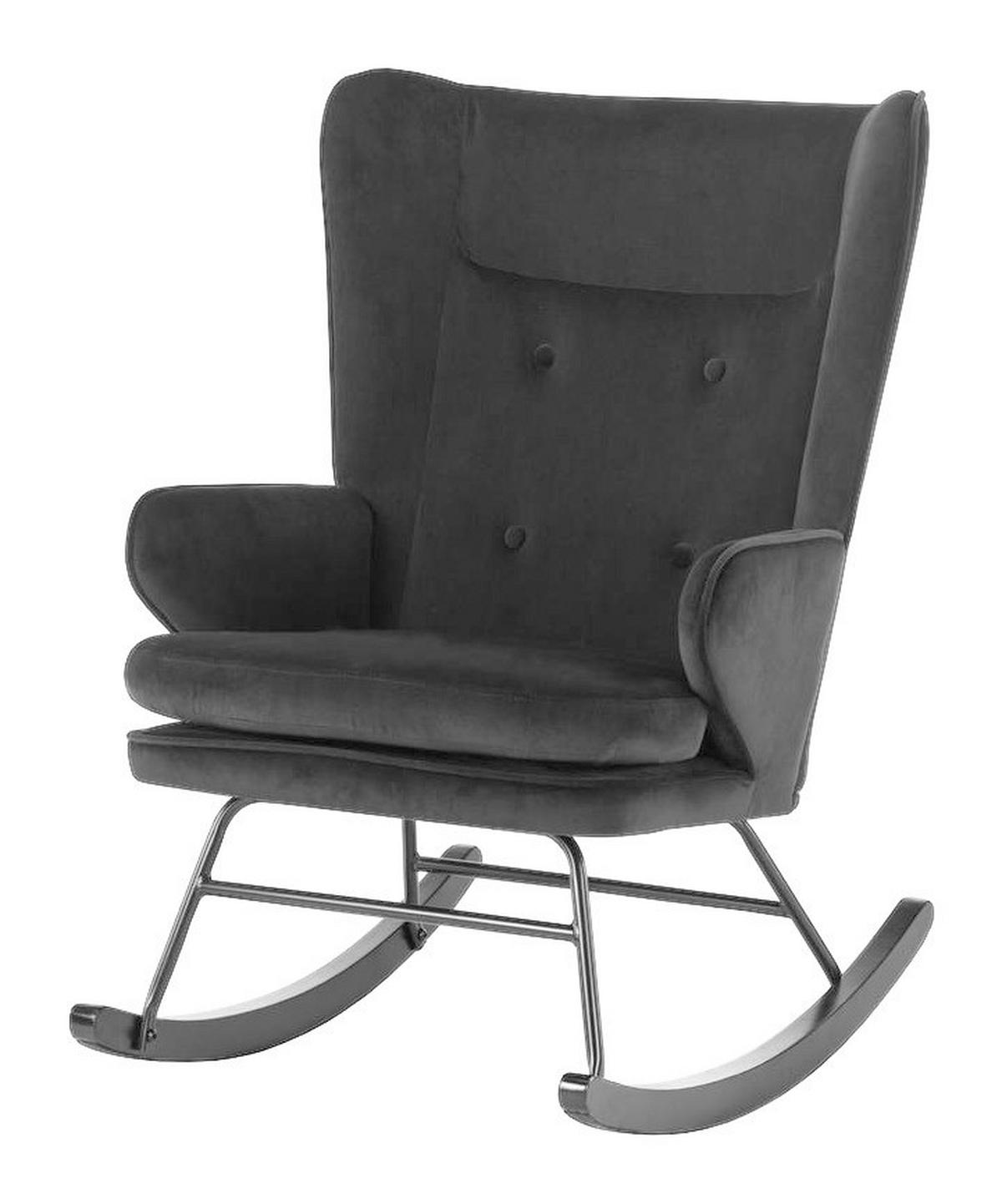 Schaukelstuhl Melorie 100 schwarz B/H/T: ca. 86x95x65 cm Melorie 100 - schwarz (86,00/95,00/65,00cm) - 360 Living