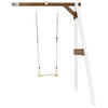 AXI Einzel-Anbauschaukel weiß B/H/T: ca. 171x215x160 cm Einzel-Anbauschaukel - braun/weiß (171,00/215,00/160,00cm) - AXI