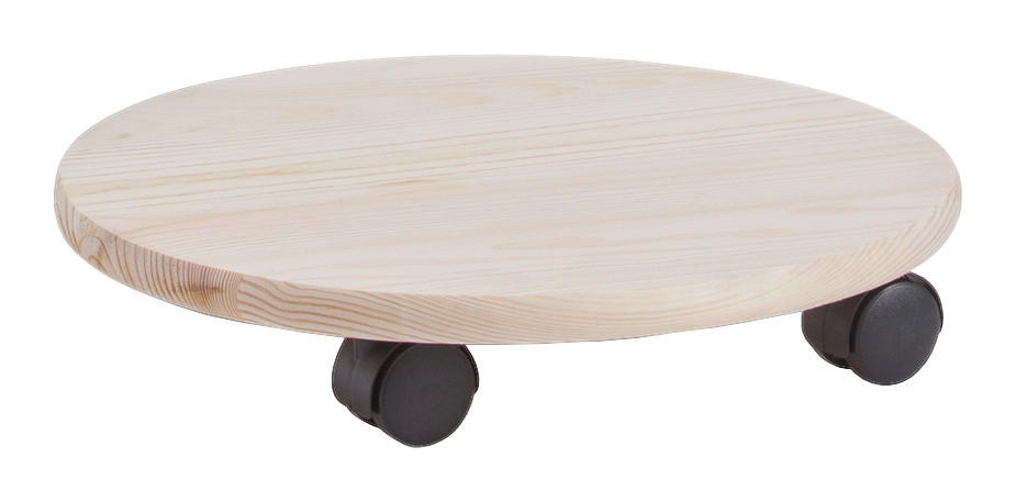 Zeller Pflanzenroller natur Kiefer B/H/L: ca. 35x7x35 cm Pflanzenroller - natur (35,00/35,00/7,00cm) - Zeller