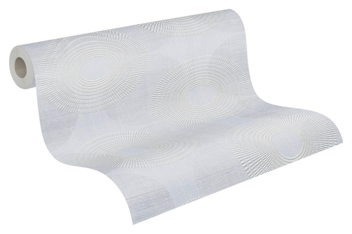 A.S.Creation Vliestapete Attractive Punkte grau B/L: ca. 53x1005 cm Attractive - grau (53,00/1005,00cm) - A.S.Creation