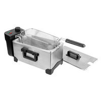 Emerio Fritteuse DF-130852.1 Edelstahloptik Metall B/H/T: ca. 21x25x40 cm ca. 3 l Fritteuse_Edelstahl DF-130852.1 - Edelstahloptik (21,00/25,00/40,00cm) - Emerio