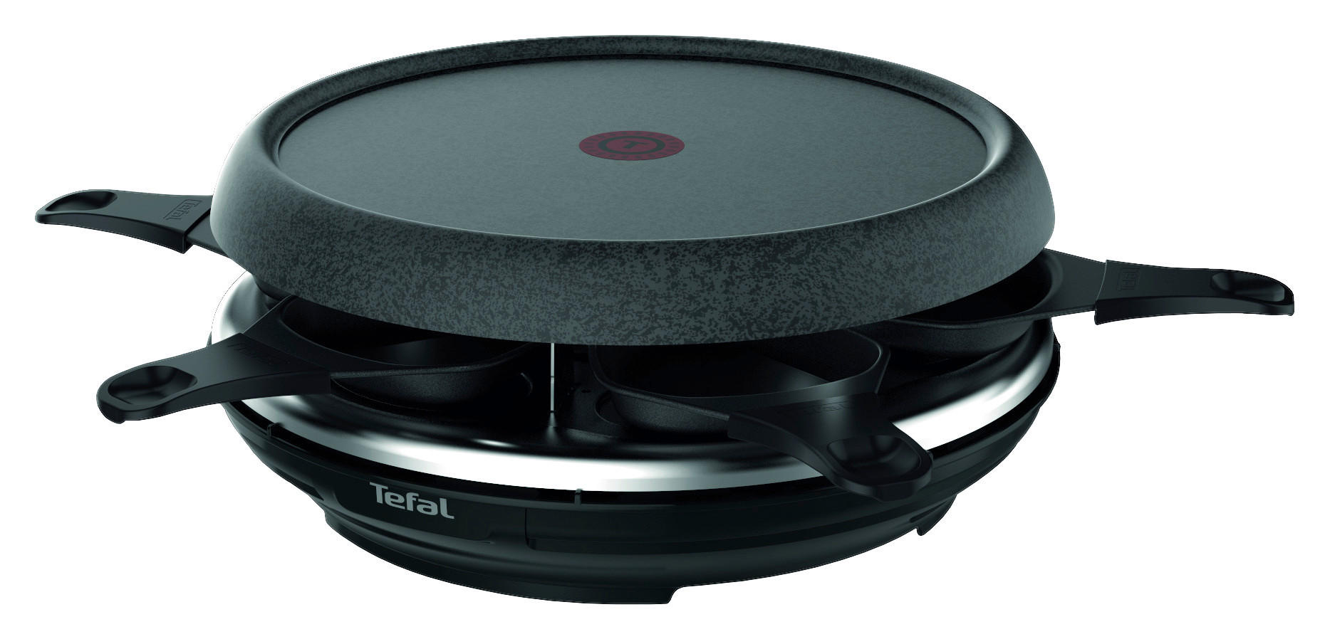 Tefal MultiRacletteGrill Fondue Cheese´n Co RE12CB schwarz Metall H/D