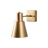 Opviq Wandleuchte gold Metall B/H/L: ca. 24x21x14 cm E27 1 Brennstellen Funnel - gold (14,00/24,00/21,00cm) - Opviq